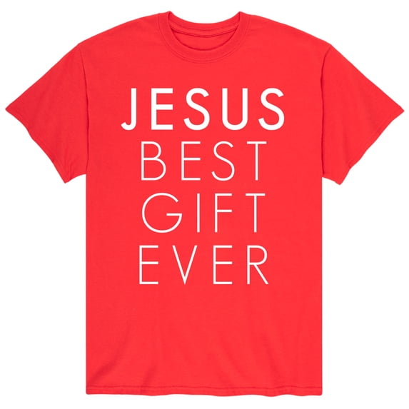 Solid Light - Jesus Best Gift Ever - Men's Short Sleeve Graphic T-Shirt