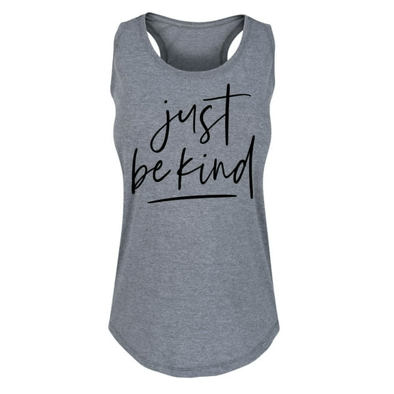 Solid Light - Just Be Kind - Women's Racerback Tank