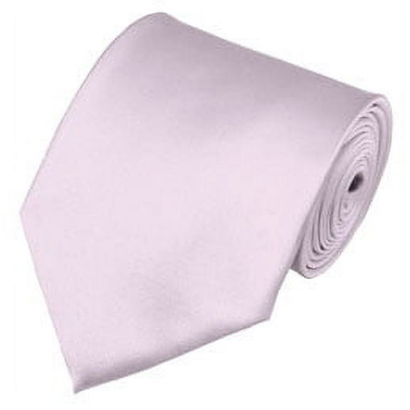 Solid Light Pink Traditional Men's Necktie
