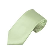 ROMARIO MANZINI Solid Light Sage Green Boy's Necktie