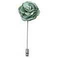 thumbnail image 1 of Solid Light Sage Green Floral Lapel Pin, 1 of 7