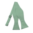 thumbnail image 1 of Solid Light Sage Green Self-Tie Bow Tie, 1 of 3