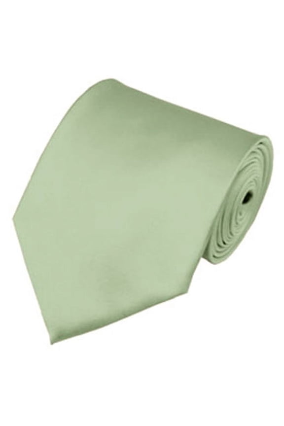 Solid Light Sage Green Traditional Men's Necktie
