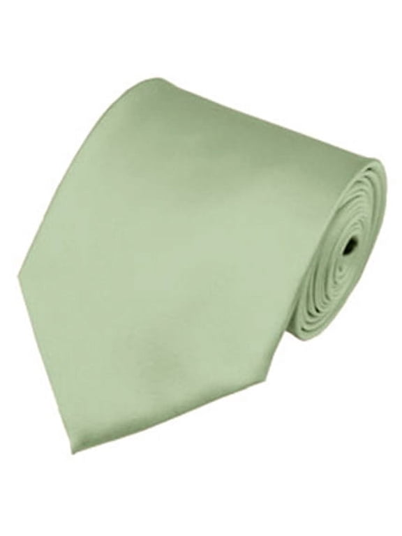 Solid Light Sage Green Traditional Men's Necktie