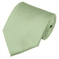 thumbnail image 1 of Solid Light Sage Green X-Long Men's Necktie, 1 of 4