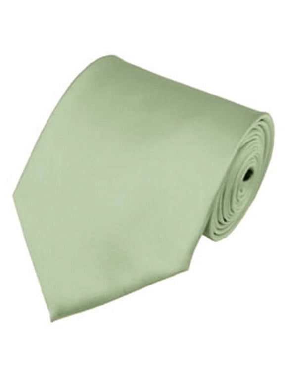 Solid Light Sage Green X-Long Men's Necktie