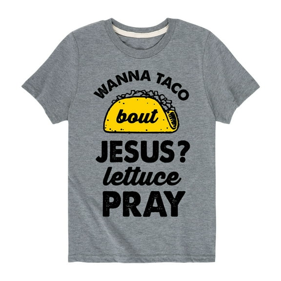 Solid Light - Taco Lettuce Pray - Toddler Short Sleeve Tee