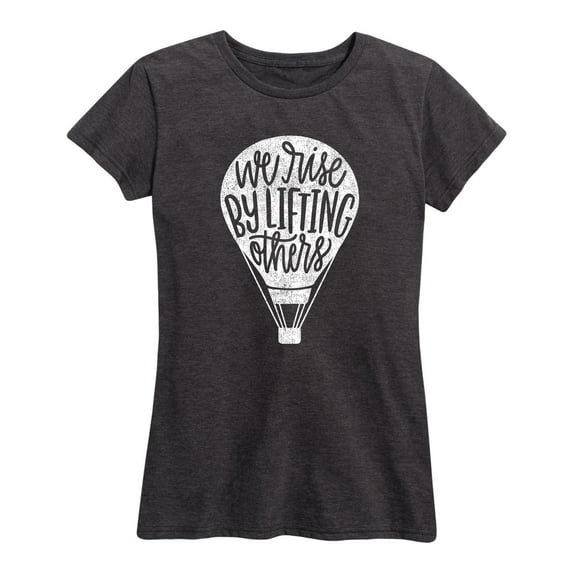 Solid Light - We Rise By Lifting Others - Women's Short Sleeve Graphic T-Shirt