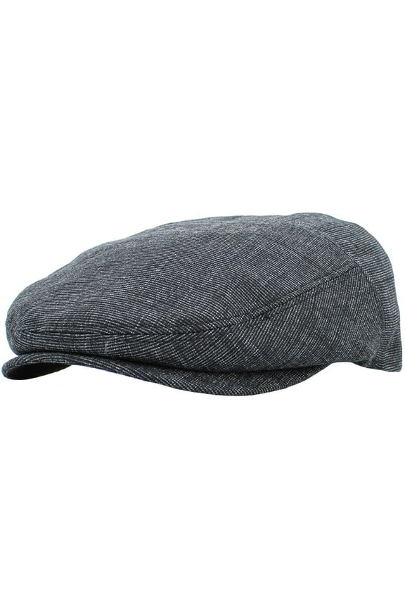 Solid Linen Newsboy Ivy Gatsby Cabbie Ascot Hat Cap Mens