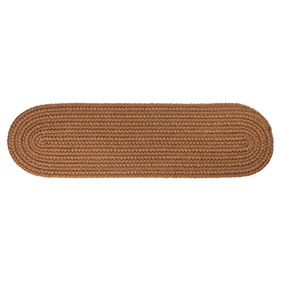 Solid Lt. Brown Poly 8x28 Str Trd