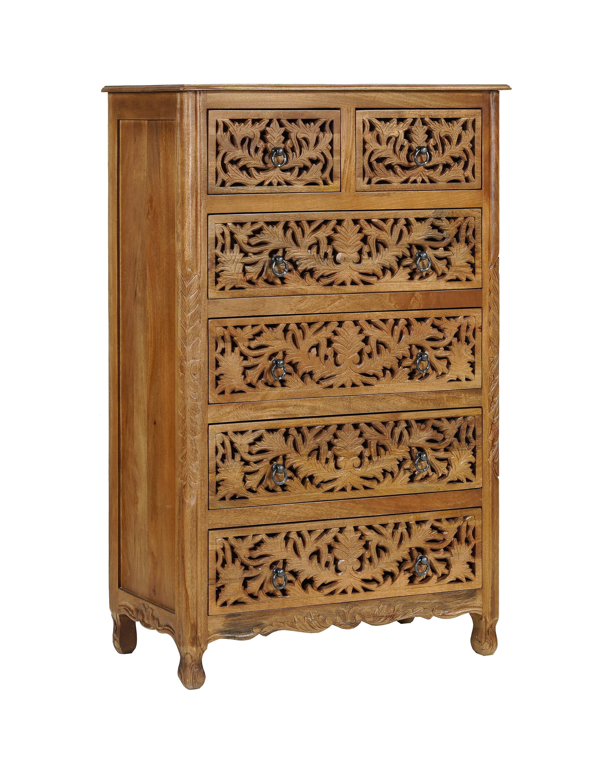 Solid Mango Chest Drawers for Home Storage with Elegant Finish Solid Mango Chest Drawers for Home Storage with Elegant Finish