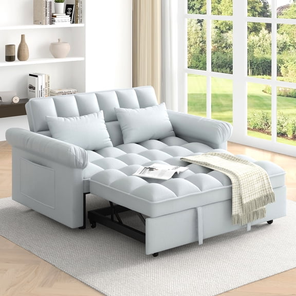 Solid + Manufactured Wood - Pull - out Bed Feature - Guest Visit - Contemporary Look