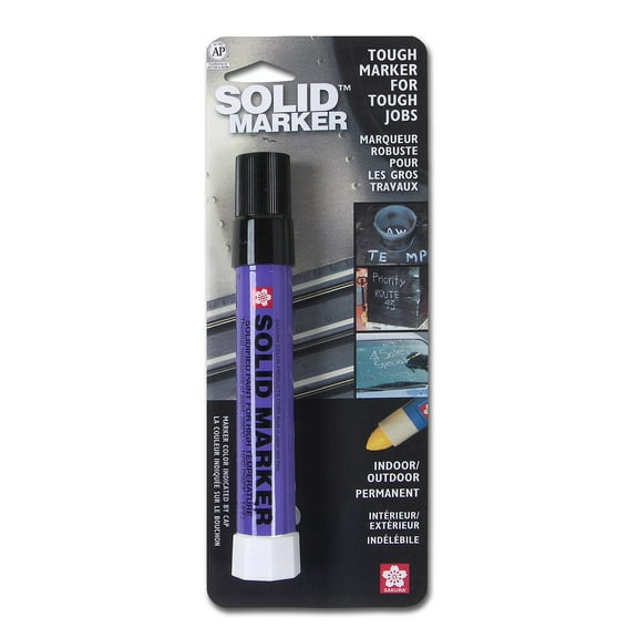 Solid Markers Original, black (pack of 6)