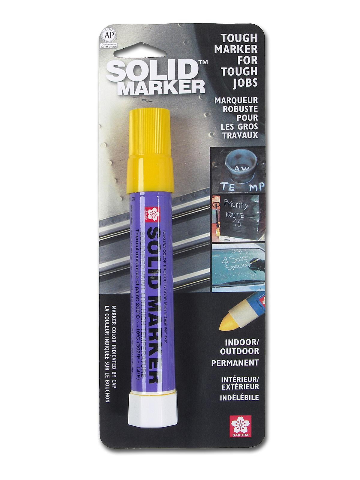 Solid Markers Original, yellow (pack of 6)