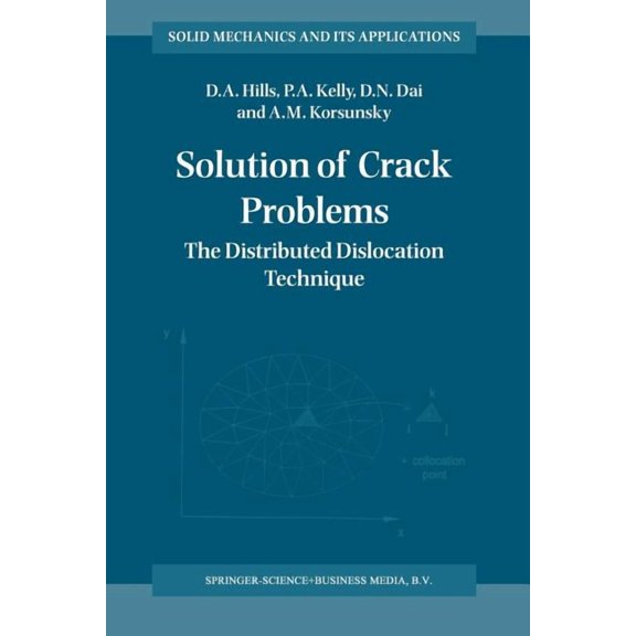 Solid Mechanics and Its Applications Solution of Crack Problems: The Distributed Dislocation Technique, Book 44, (Paperback)