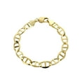 thumbnail image 1 of Solid Mens Mariner Bracelet 10K/14K Yellow Gold, 1 of 5