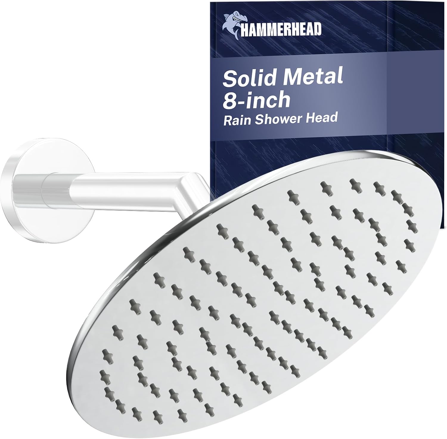 Solid Head Solid Metal 8 Inch ainfall Showe Head – CHOME - Showe Head ainfall - 2. ...