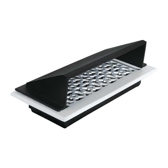 Solid Metal Deflector 2"x10" Unbreakable Cast Aluminum | Air & Heat Diverter