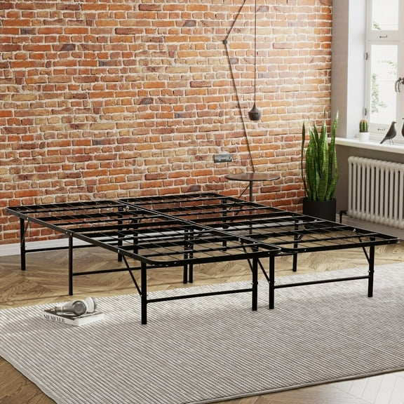 Solid Metal Foundation Bed Base with Ample Storage & Support