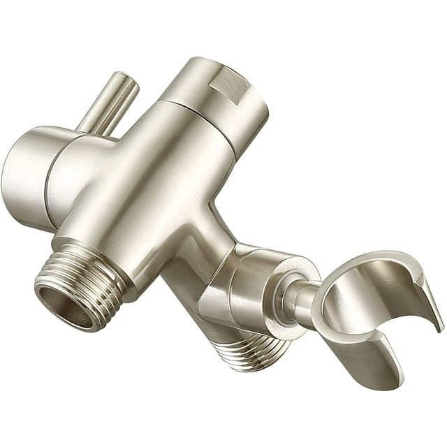 Solid Metal Shower Arm Diverter with Handshower Mount for Hand Held ...