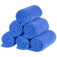 thumbnail image 1 of JML Microfiber Bath Towels, Bath Towel Sets 6 Pack(27" x 55") - Extra Absorbent, Fast Drying, Multipurpose for Bath, Swimming, Fitness, Sports, Yoga, Blue, 1 of 7