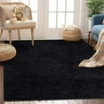 thumbnail image 1 of Solid Modern Area Rug 5'x 8' Soft Luxury Thick Shaggy Rug,Black, 1 of 6