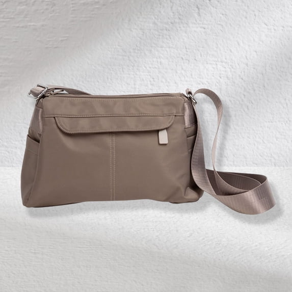 Solid Multi Pocket Crossbody Bag - Walmart.com