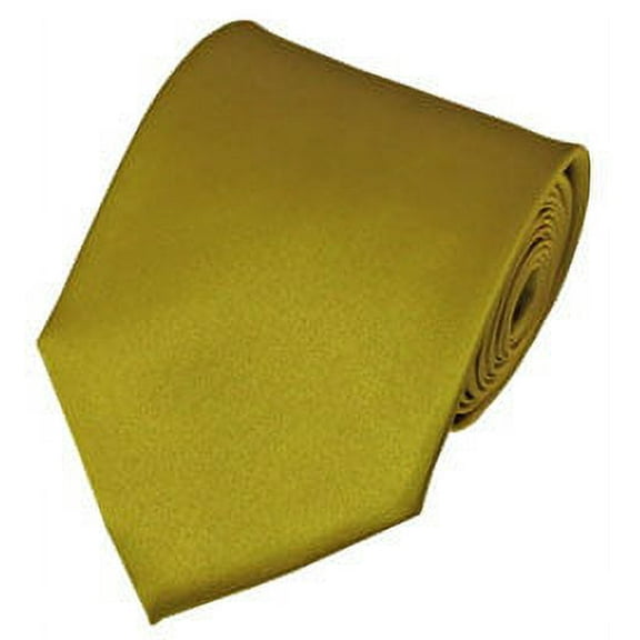 Solid Mustard Traditional Men's Necktie