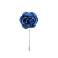thumbnail image 1 of Solid Navy Blue Floral Lapel Pin, 1 of 5