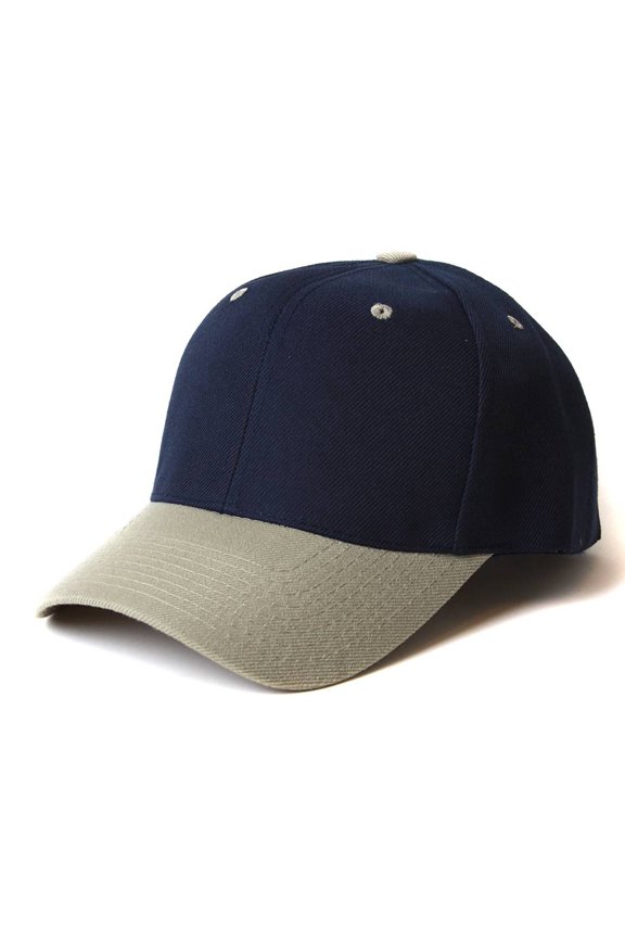 Solid Navy Khaki Adjustable Hat