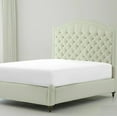 thumbnail image 1 of Solid New Egyptian Cotton 1000 Thread Count 1 Piece Fitted Sheet Extra Long Fit Upto 21" Inches Deep Pocket(White, Twin Size), 1 of 3