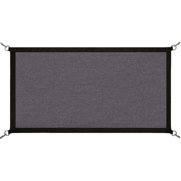 Solid Nylon Stall Guard 21 inch x 39 inch, Dark Grey