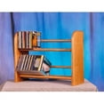 thumbnail image 1 of Solid Oak 2 Row Dowel CD Rack, 1 of 1