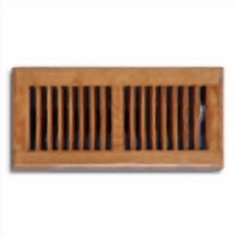 Solid Oak Cover 4 x10" Wood Floor Diffuser Register Vent HVAC True Air Kit Grate