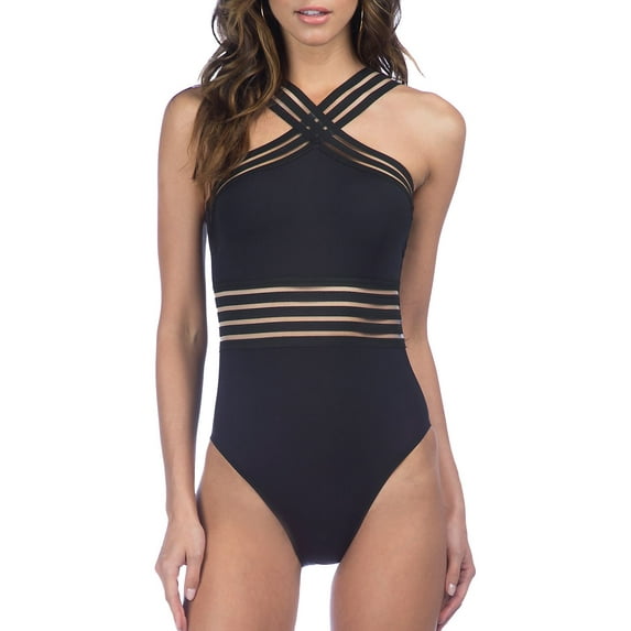 Solid One-Piece Swimsuit