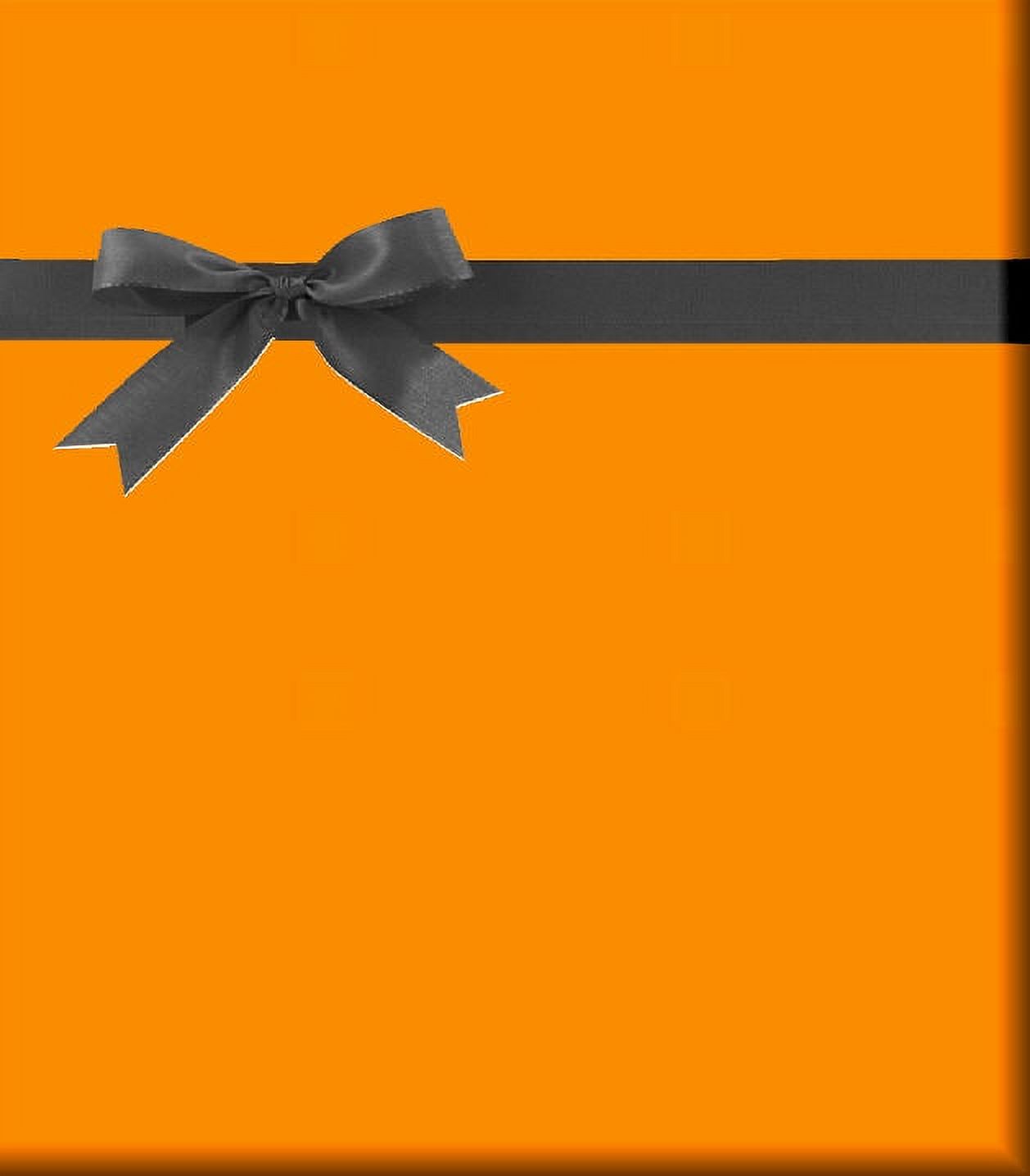 Solid Orange Specialty Gift Wrapping Paper Premium Specialty 15Ft