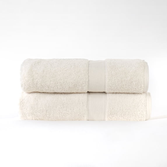 Solid Organic Cotton 2-Piece Bath Sheet Set