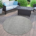 thumbnail image 1 of Solid Outdoor Rug for Patio or Balcony in Mottled Grey, 1 of 5