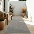 thumbnail image 1 of Solid Outdoor Rug for Patio or Balcony in Mottled Grey, 1 of 5