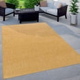 thumbnail image 1 of Solid Outdoor Rug for Patio or Balcony in Mottled Yellow, 1 of 6