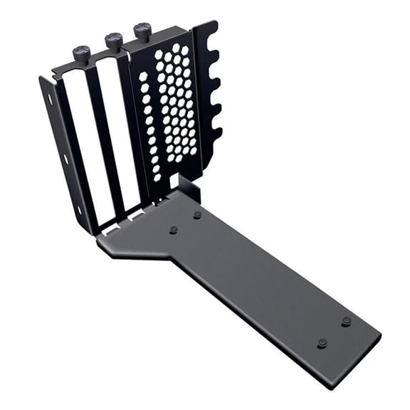 Solid PCIe 4.0 Graphics Card Vertical Support Bracket for PC Enthusiasts