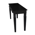 thumbnail image 1 of Solid Parawood Java 2-drawer Sofa Table Black Painted, 1 of 6