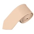 thumbnail image 1 of Solid Peach Skinny Men's Necktie, 1 of 5
