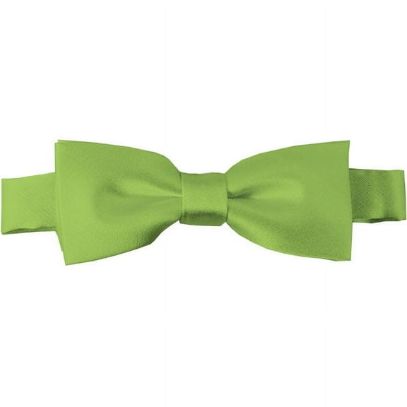 Solid Pear Green Kid's Pre-Tied Bow Tie