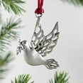thumbnail image 1 of Solid Pewter Christmas Tree Ornament,Peace Dove Hanging Metal Christmas Decorations Holiday Ornaments Hanging Pendants Decoration for Home Party Xmas Tree Decor, 1 of 5