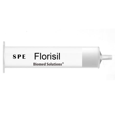 Solid Phase Extraction Cartridges Florisil SPE Columns for Retention of the Target Compound for selective adsorption of analytes or interferences from complex matrices(100mg/1ml-5pcs)