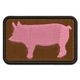 thumbnail image 1 of Solid Pig Farm Animal Applique Multi-Color Embroidered Hook & Loop Patch - 2.0 Inch Mini, 1 of 5
