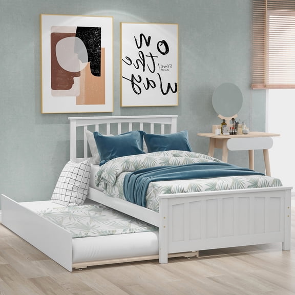 Solid Pine Bed - Roll - Out Feature - Shared Bedroom - Flexible Sleeping Arrangement