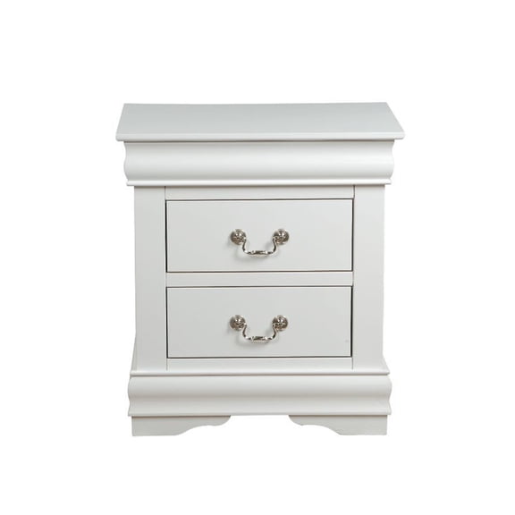 Solid Pine Nightstand with 2 Drawers | For Bedroom Storage of Daily Essentials | Dovetail Back Design | Resolves Bedroom Clutter Problem