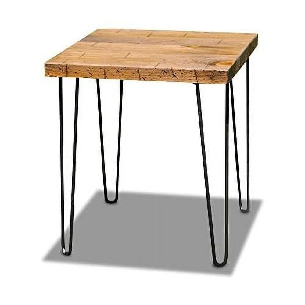 Solid Pine Rustic End Table Solid Wood Side Table Living Room